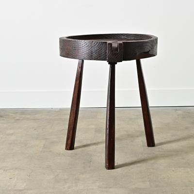 French 19th Century Pine Oak Cheese Press Stand