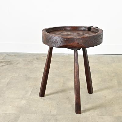 French 19th Century Pine Oak Cheese Press Stand