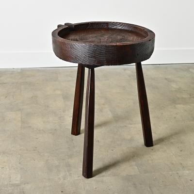 French 19th Century Pine Oak Cheese Press Stand