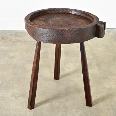 French 19th Century Pine Oak Cheese Press Stand