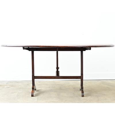 French 19th Century Pine Vendange Wine Taster s Table