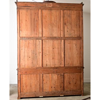 French 19th Century Pitch Pine Bibliotheque