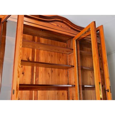 French 19th Century Pitch Pine Bibliotheque