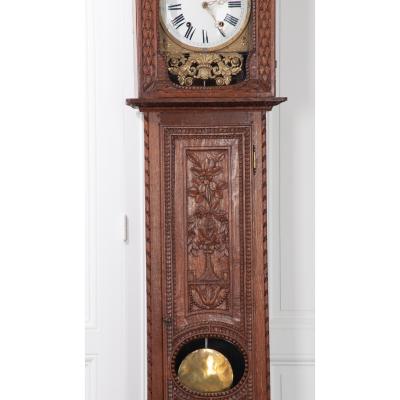 French 19th Century Provincial Horloge Case Clock