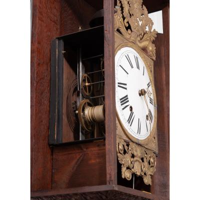 French 19th Century Provincial Horloge Case Clock
