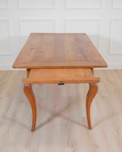 French 19th Century Provincial Walnut Farm Table