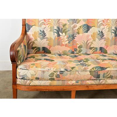 French 19th Century Restauration Fruitwood Settee