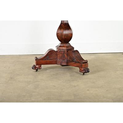 French 19th Century Restauration Mahogany Gueridon