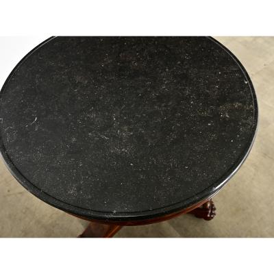 French 19th Century Restauration Mahogany Gueridon