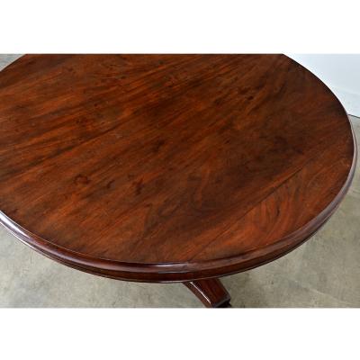 French 19th Century Restauration Mahogany Gueridon
