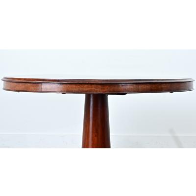 French 19th Century Restauration Mahogany Gueridon
