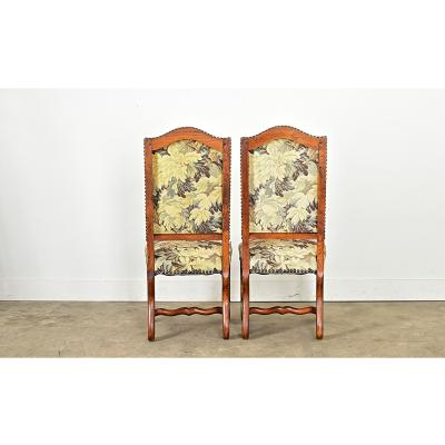 French 19th Century Set of Ten Os de Mouton Dining Chairs