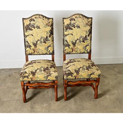 French 19th Century Set of Ten Os de Mouton Dining Chairs