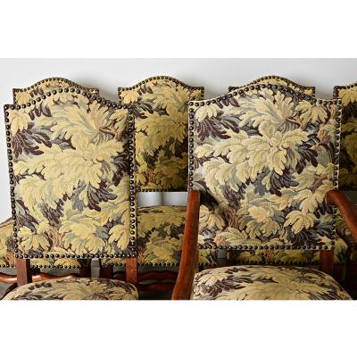 French 19th Century Set of Ten Os de Mouton Dining Chairs