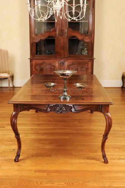 French 19th Century Silver Epergne with Pierced Foliage and Scrolling Motifs