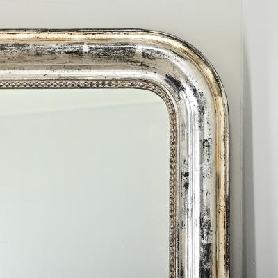 French 19th Century Silver Gilt Louis Philippe Mirror