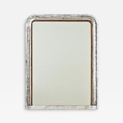 French 19th Century Silver Gilt Louis Philippe Mirror