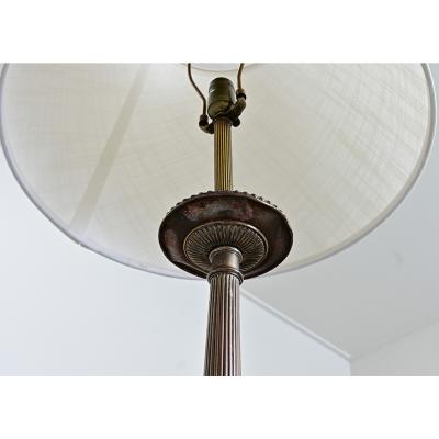 French 19th Century Silverplate Altar Candlestick Lamps