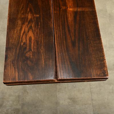 French 19th Century Solid Oak Console Dining Table