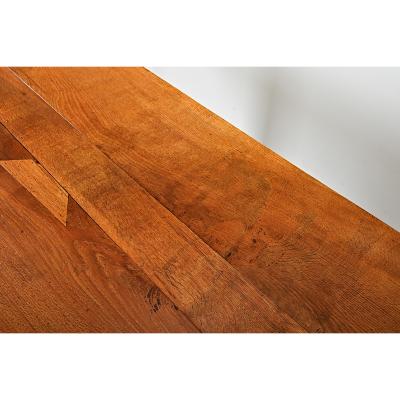 French 19th Century Solid Oak Farm Table