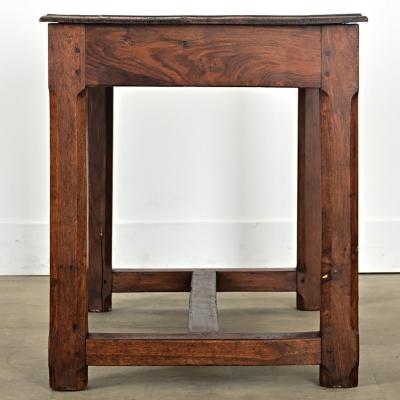 French 19th Century Solid Oak Petite Farm Table