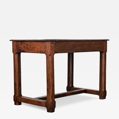 French 19th Century Solid Oak Petite Farm Table