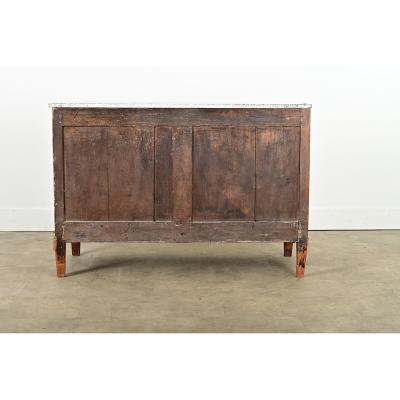 French 19th Century Solid Walnut Commode