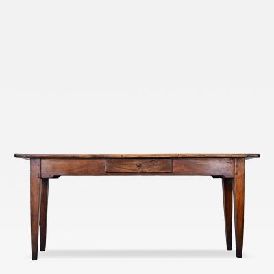 French 19th Century Solid Walnut Console