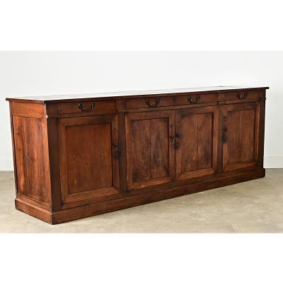 French 19th Century Solid Walnut Enfilade