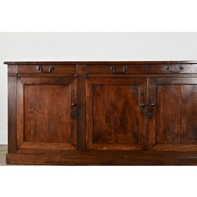 French 19th Century Solid Walnut Enfilade