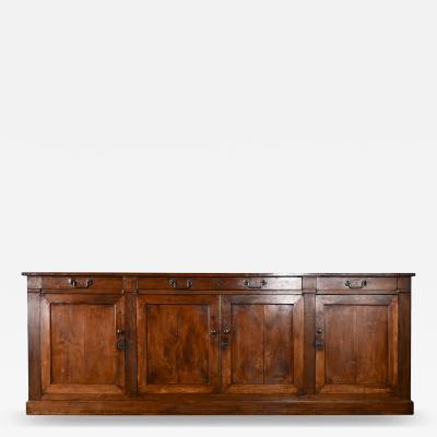 French 19th Century Solid Walnut Enfilade