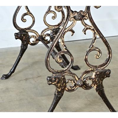French 19th Century Tavern Table with Oak Top