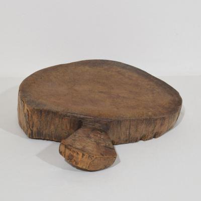 French 19th Century Thick Wooden Chopping or Cutting Board