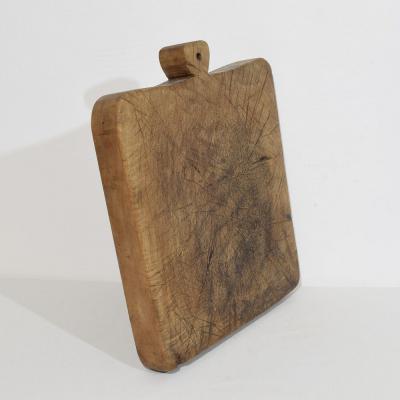 French 19th Century Thick Wooden Chopping or Cutting Board