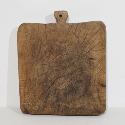 French 19th Century Thick Wooden Chopping or Cutting Board