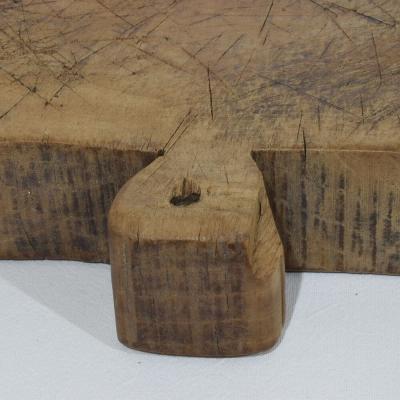 French 19th Century Thick Wooden Chopping or Cutting Board