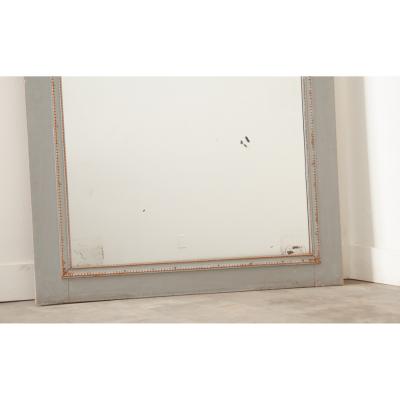 French 19th Century Trumeau with Original Mirror Glass