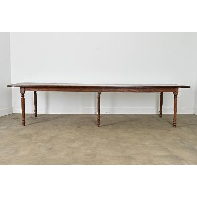 French 19th Century Two plank Top Farm Table