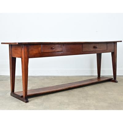 French 19th Century Walnut Console