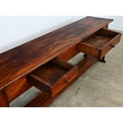 French 19th Century Walnut Console
