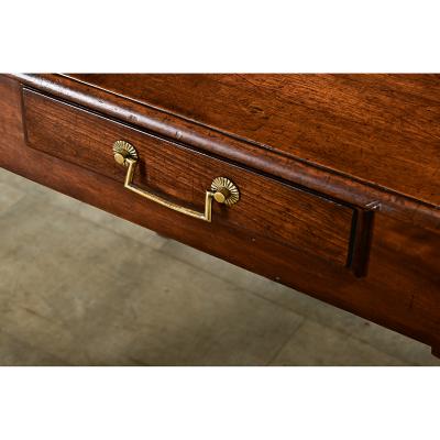 French 19th Century Walnut Desk Side Table