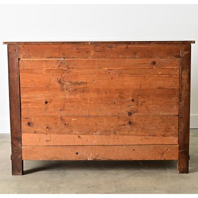 French 19th Century Walnut Empire Commode