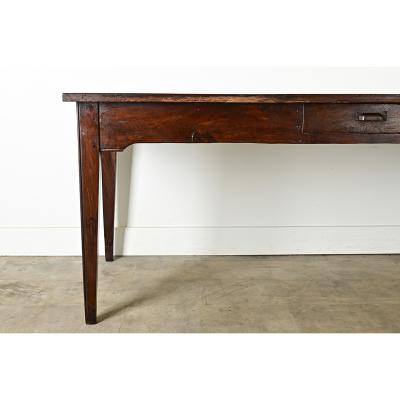 French 19th Century Walnut Farm Table