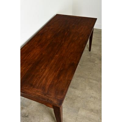 French 19th Century Walnut Farm Table