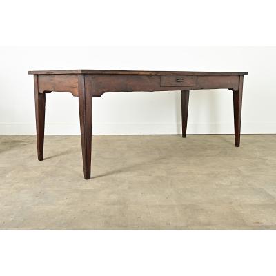 French 19th Century Walnut Farm Table