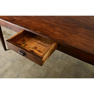 French 19th Century Walnut Farm Table