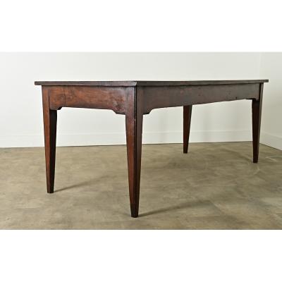 French 19th Century Walnut Farm Table