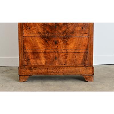 French 19th Century Walnut Louis Philippe Semainier