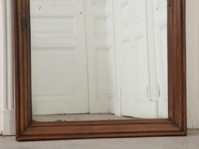French 19th Century Walnut Mirror