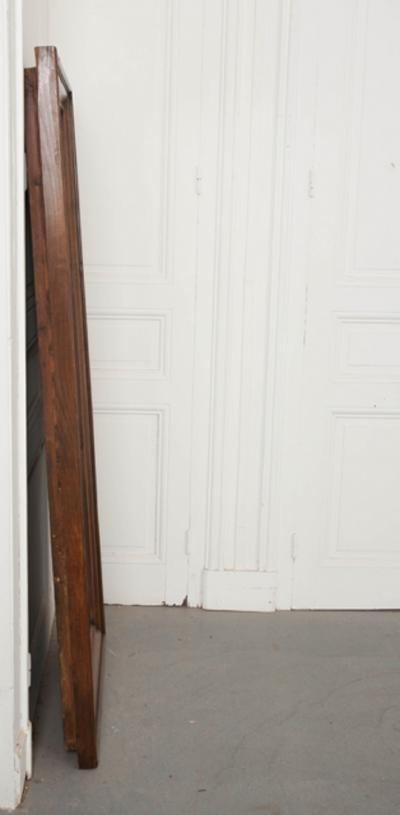 French 19th Century Walnut Mirror